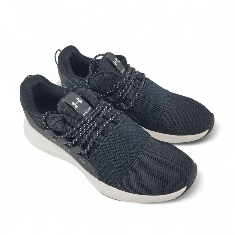 Under Armour Womens Charged Breathe Lace Gym Training‎ Shoes Black Size 9